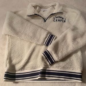 Fleece quarter zip sweater